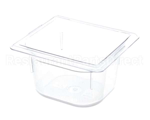 43581 Silver King Pan 1/6 Size 4 In Deep Plastic