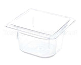 43581 Silver King Pan 1/6 Size 4 In Deep Plastic