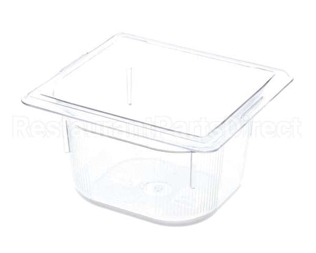 43581 Silver King Pan 1/6 Size 4 In Deep Plastic