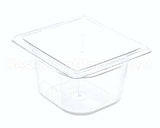 43581 Silver King Pan 1/6 Size 4 In Deep Plastic