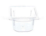 43581 Silver King Pan 1/6 Size 4 In Deep Plastic