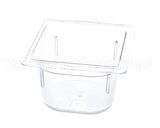 43581 Silver King Pan 1/6 Size 4 In Deep Plastic