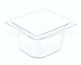 43581 Silver King Pan 1/6 Size 4 In Deep Plastic