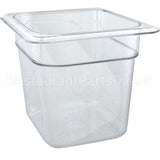 43643 Compatible Silver King Pan Poly Sixth X 6 -135 Clear Qd