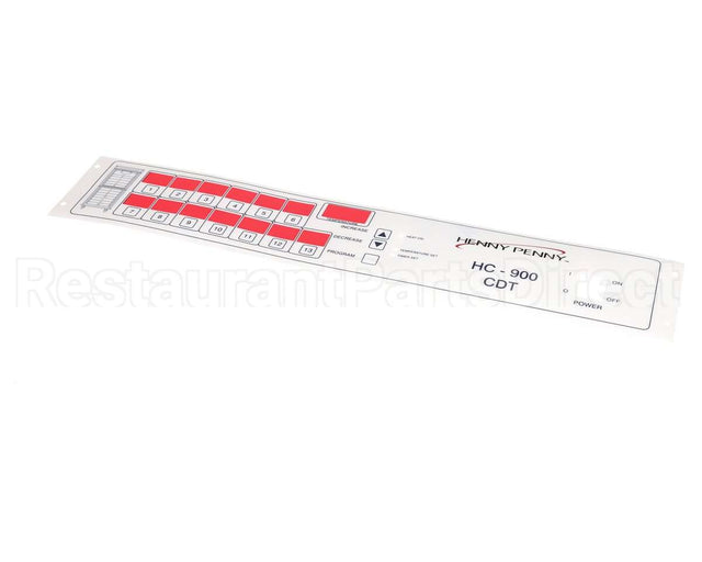 43952 Henny Penny Decal-Control Panel Kfc S