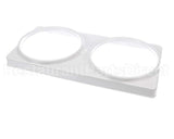 44-01139 Master-Bilt 2-Hole Can Holder Dd's White