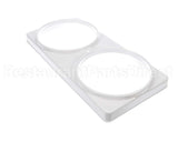 44-01139 Master-Bilt 2-Hole Can Holder Dd's White