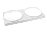 44-01139 Master-Bilt 2-Hole Can Holder Dd's White