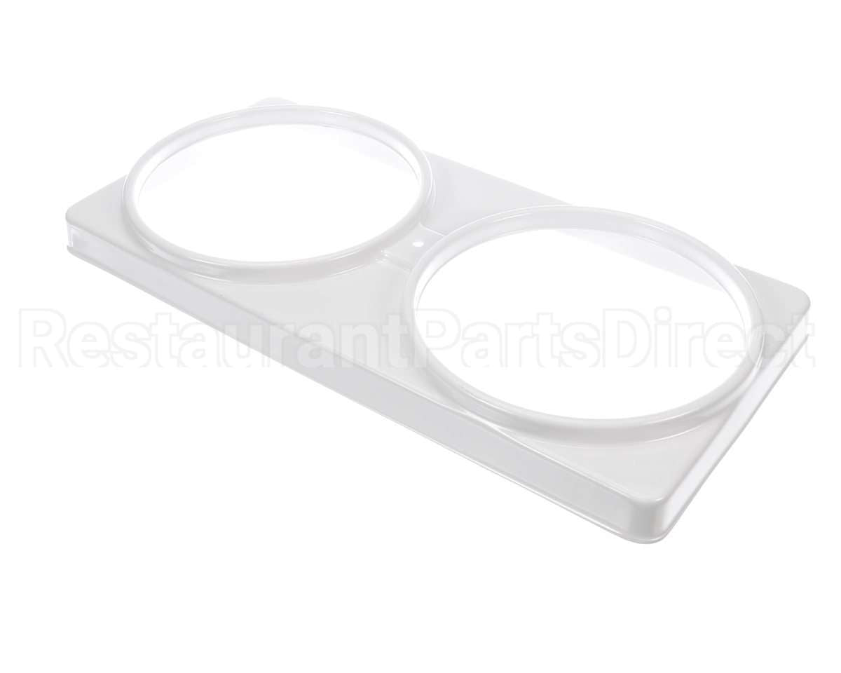 44-01139 Master-Bilt 2-Hole Can Holder Dd's White