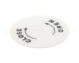 4400518 Univex Label, Open/Close Bc18