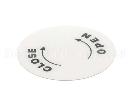 4400518 Univex Label, Open/Close Bc18