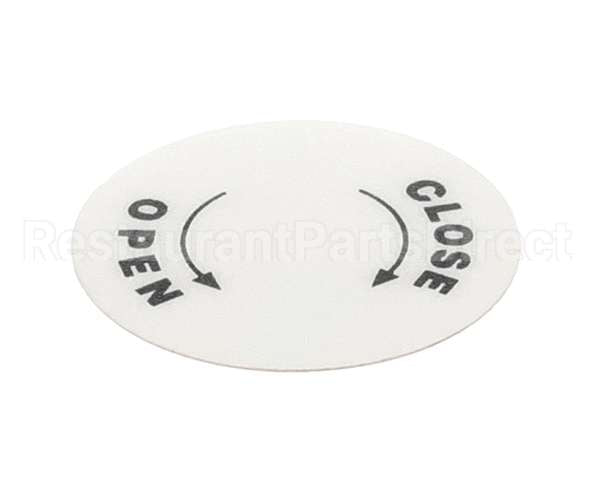 4400518 Univex Label, Open/Close Bc18