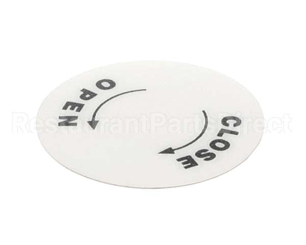 4400518 Univex Label, Open/Close Bc18