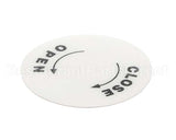 4400518 Univex Label, Open/Close Bc18