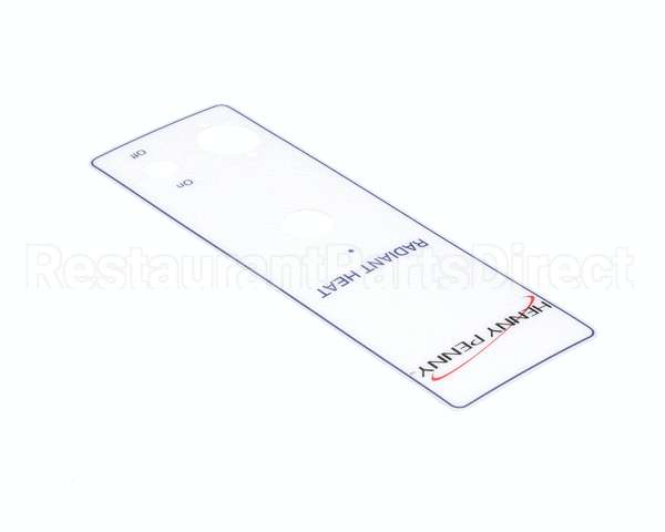 44009 Henny Penny Decal - Kfc Top Control Panel