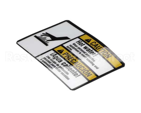 45164 Power Soak Systems Label Caution Hot Water