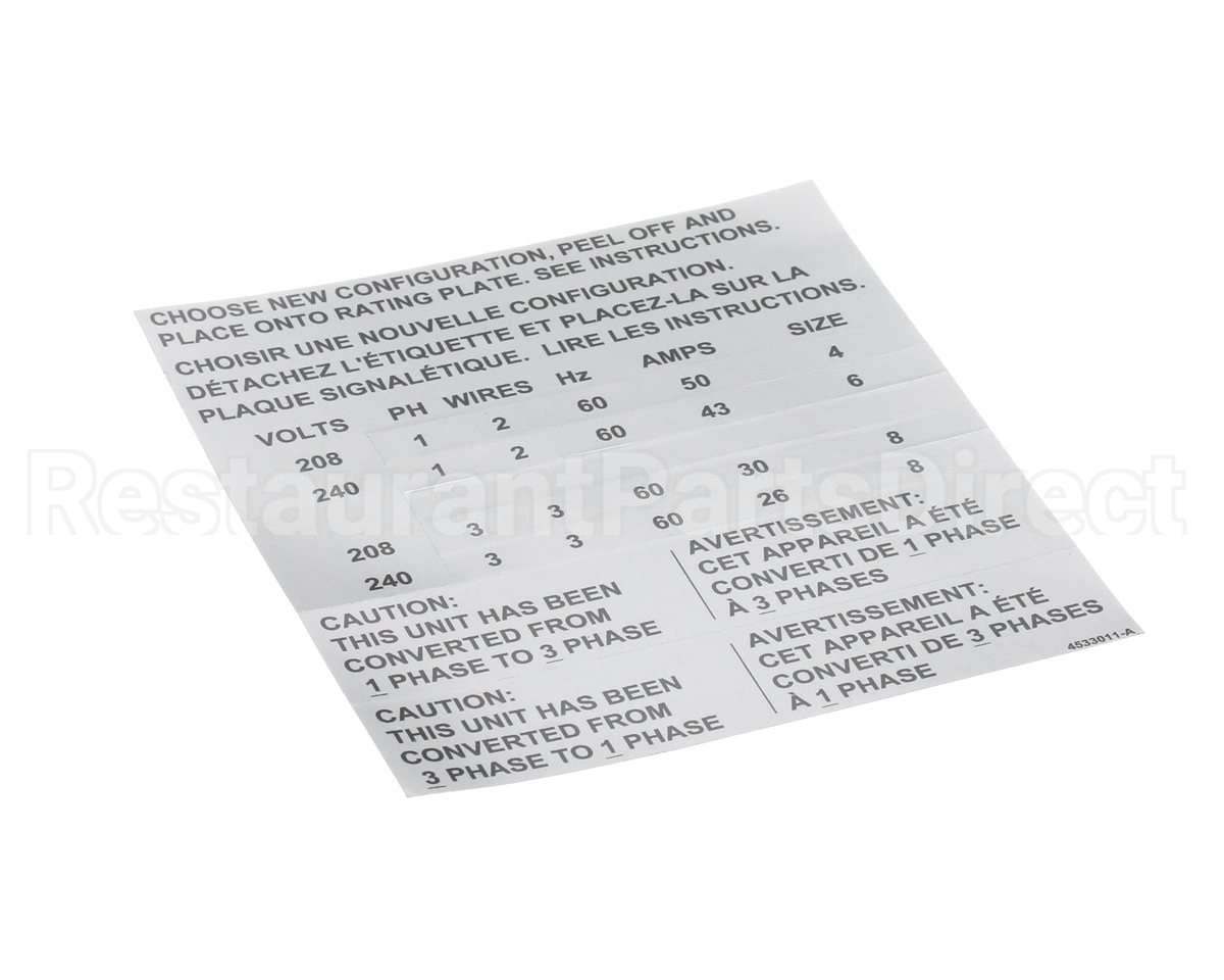 4533009 Garland Kit, Elec Phase Convert Full S