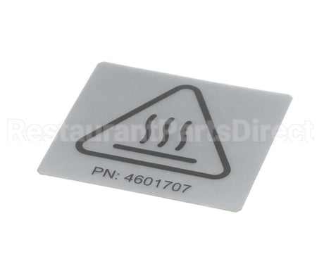 4601707 Garland Label - Iso Caution Hot