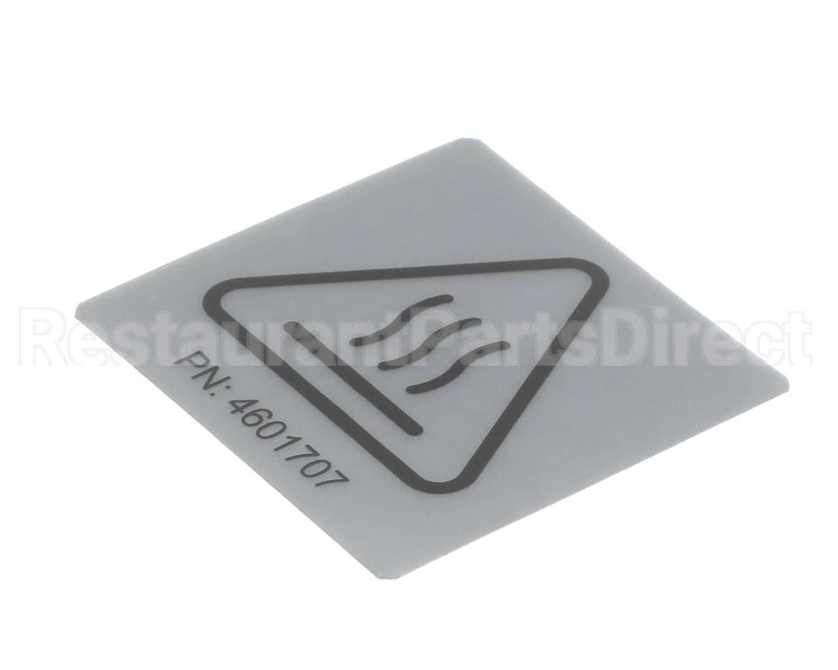 4601707 Garland Label - Iso Caution Hot