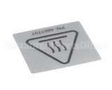 4601707 Garland Label - Iso Caution Hot