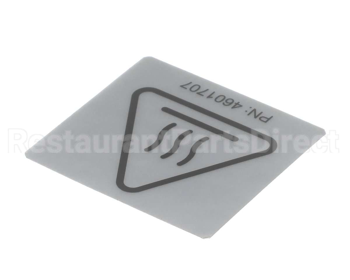 4601707 Garland Label - Iso Caution Hot