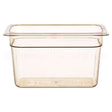 46HP772 Compatible Cambro Pan, Food, H-Pan, 1/4, 6"D, Amber