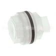 4730-609-05-00 Compatible Jackson Plug Bulkhead W/Gasket Plastic Soli