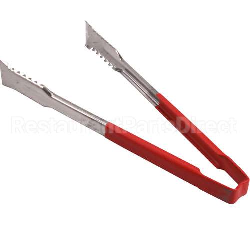 4791240 Compatible Vollrath Tongs, Versagrip, 12", Redhdl