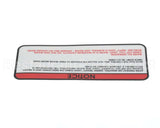 48389 Nemco Label, Notice, 6625