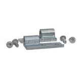487339002 Wascomat Kit,Hinge Block (Top & Bot) Al