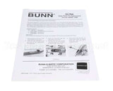 49095.0000 Bunn Instructions, Auger Motor Pin Ultra