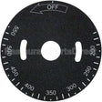 498037-0000A Compatible Vulcan Plate, Temp Dial, 200-550F