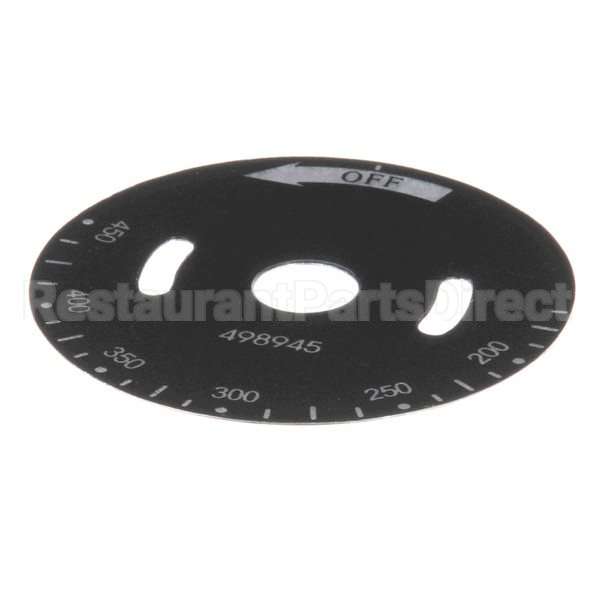498945 Compatible Vulcan Dialplate, Temperature Vcrg