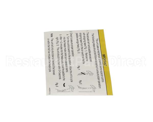 4A2692-01 Hoshizaki Label-Bin Control