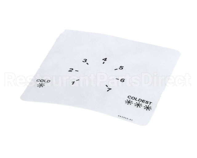 4A5960-01 Hoshizaki Label -Dial