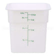 4SFSP-148 Compatible Cambro Container Sq 4Qt -148 Poly/White