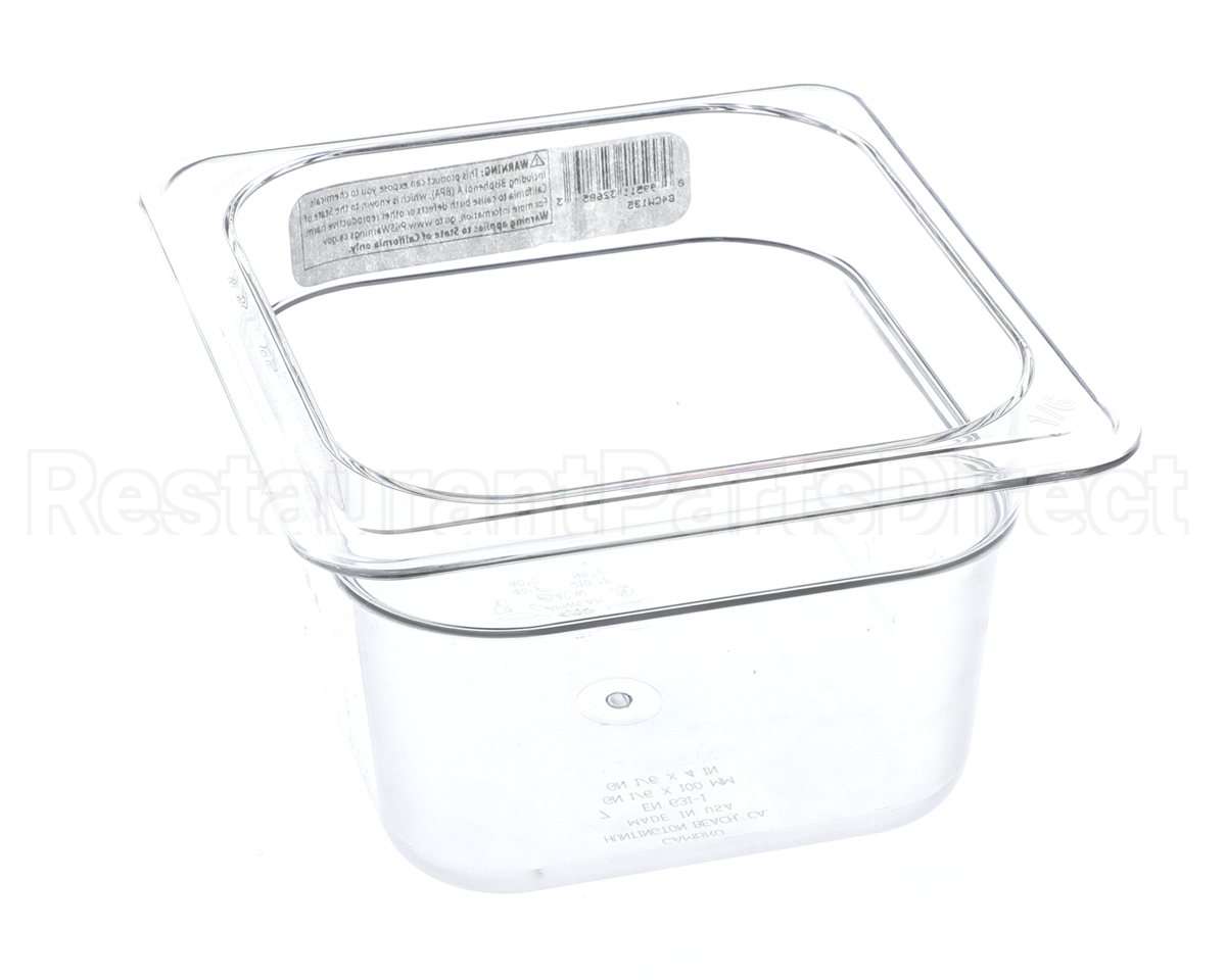 5-277 Continental Refrigeration Pans, Plastic 4" #6