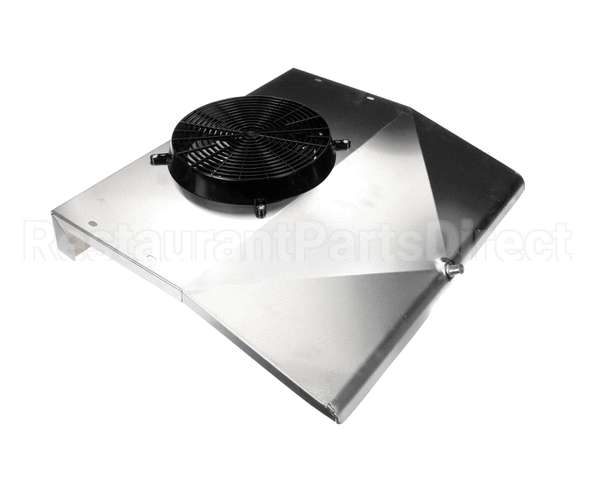 50-040 Continental Refrigeration Fan Panel Assy Black Fan Guard With 4-14