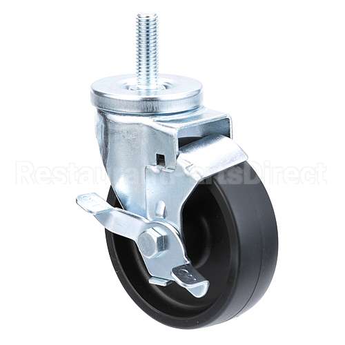 50205 Compatible Continental Caster, Stem 4" W/ Brake