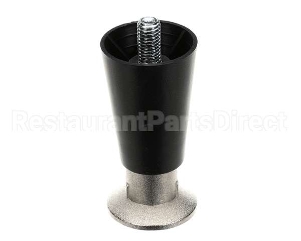 50206 Continental Refrigeration Legs, 4" Black (Adjustable Up To 5-1/4")