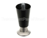 50206 Continental Refrigeration Legs, 4" Black (Adjustable Up To 5-1/4")