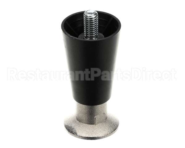 50206 Continental Refrigeration Legs, 4" Black (Adjustable Up To 5-1/4")