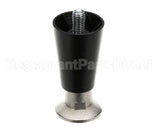50206 Continental Refrigeration Legs, 4" Black (Adjustable Up To 5-1/4")
