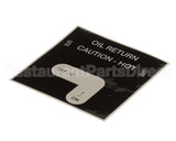 50787 Henny Penny Label - Oil Return