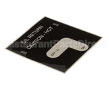 50787 Henny Penny Label - Oil Return