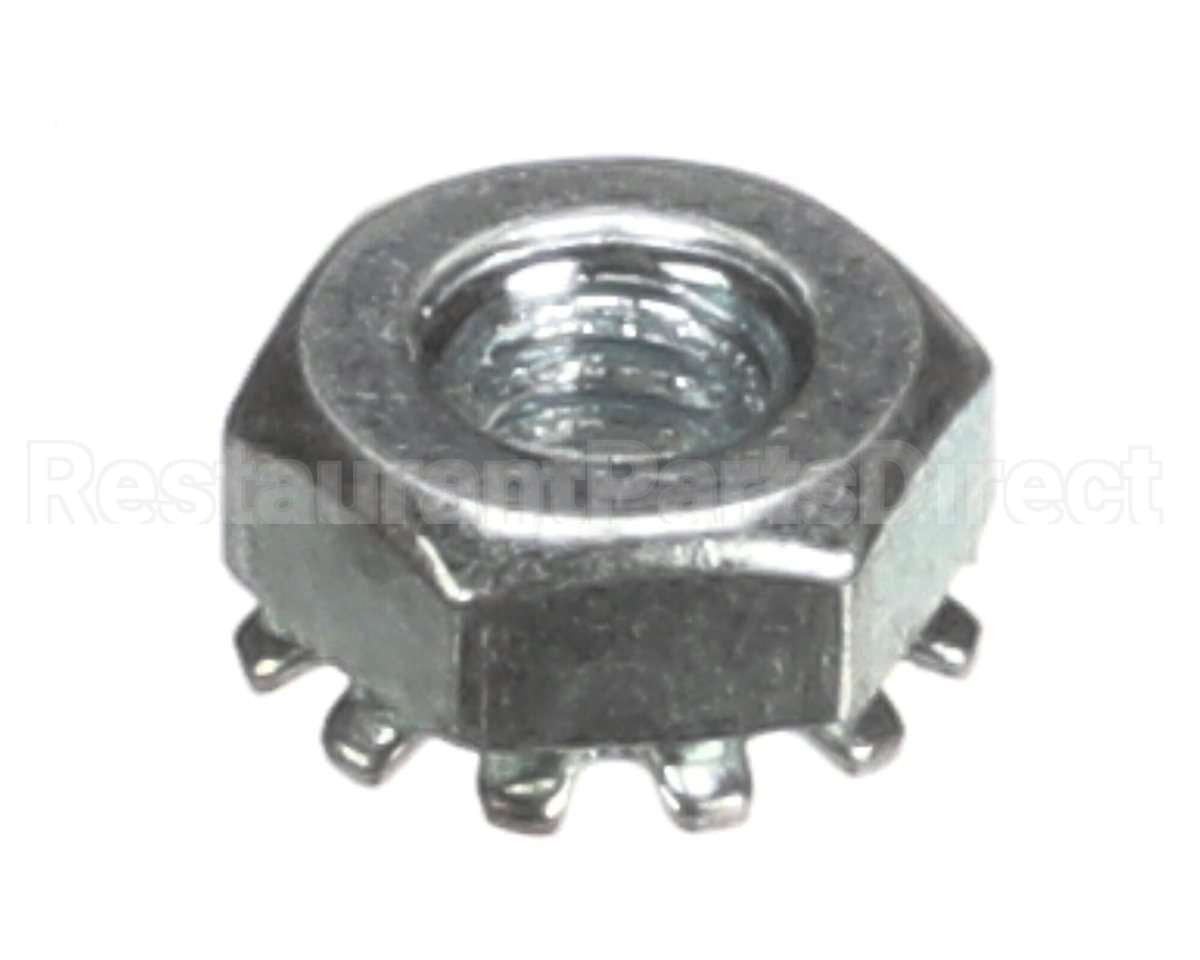 51132 Market Forge Nut, Keps, 8-32, Zinc