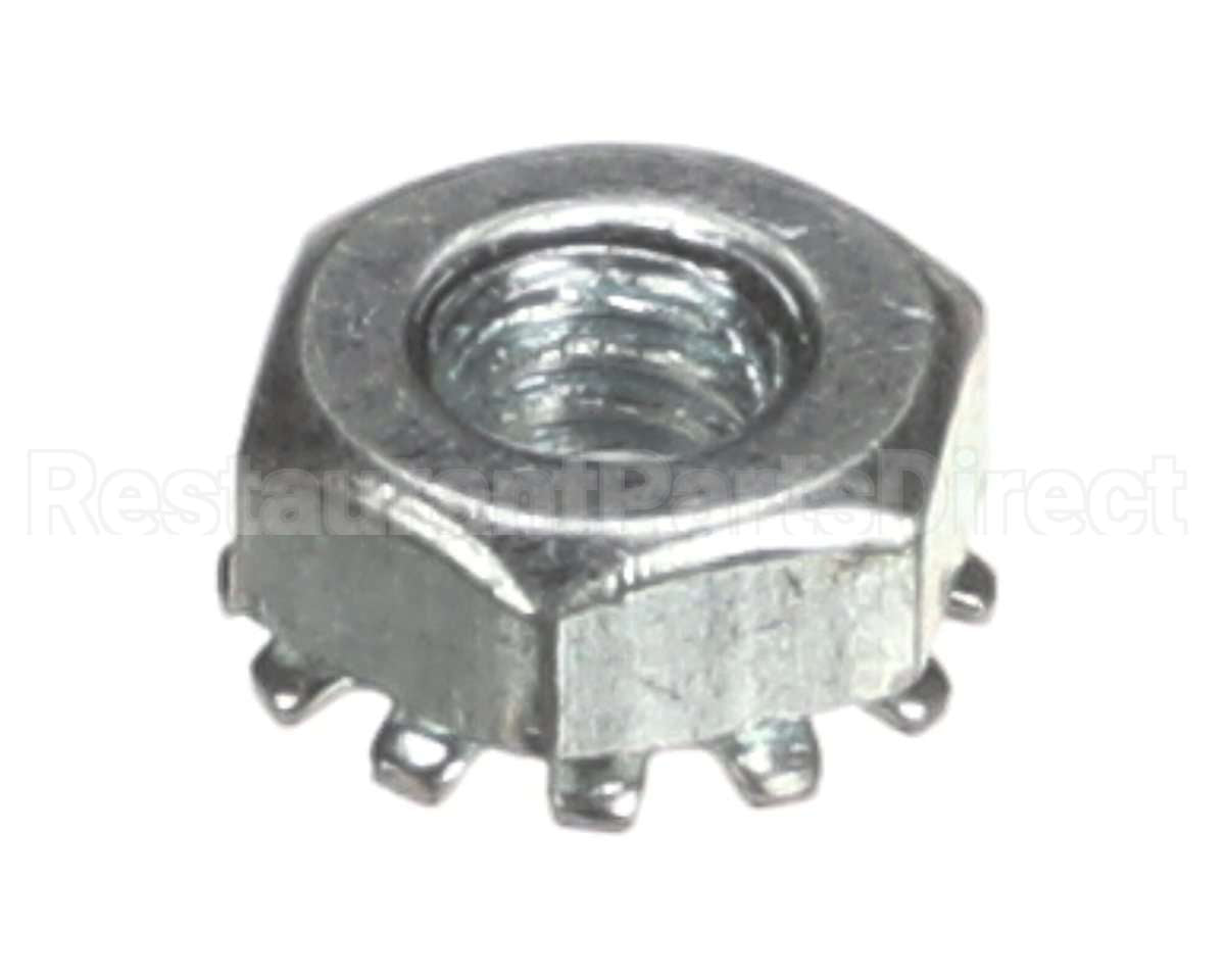 51132 Market Forge Nut, Keps, 8-32, Zinc