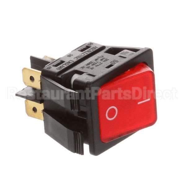 512221 Compatible Champion Switch, Rocker, Dpst, Red Neon, 250V