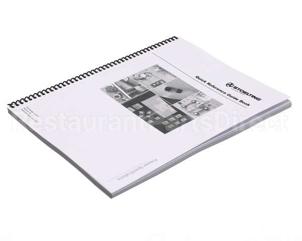 513512 Stoelting Manual Frzr Spec Quck Ref Book