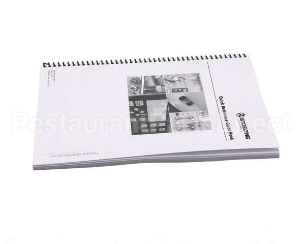 513512 Stoelting Manual Frzr Spec Quck Ref Book